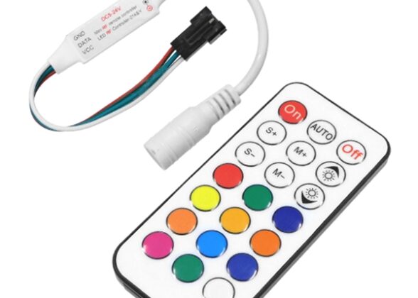 Ασύρματος LED Mini Dream-Color Magic Digital RGBW Controller με Χειριστήριο RF 21 Keys για LED Digital RGBW Προϊόντα 5v - 12v - 24v 2048 IC