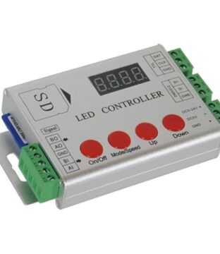 LED Digital RGB Controller DMX512 & Κάρτα SD για LED Digital RGB Προϊόντα 5v – 12v – 24v  HC03 2048 IC