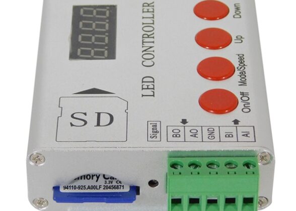 LED Digital RGB Controller DMX512 & Κάρτα SD για LED Digital RGB Προϊόντα 5v - 12v - 24v  HC03 2048 IC