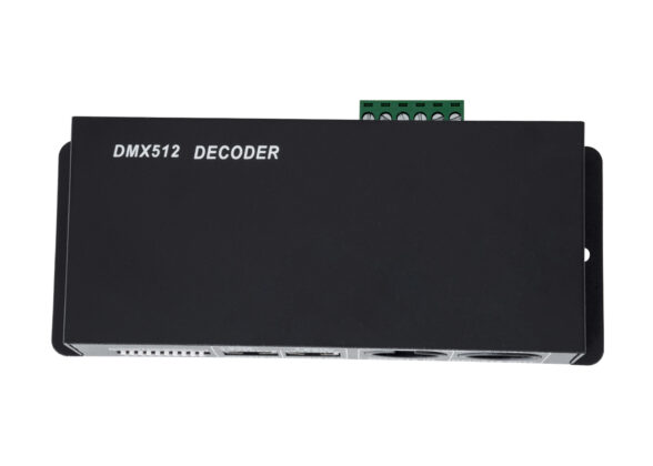 Dimmer High Speed Controller / Decoder 3 Καναλιών DC 12-24V 3 x 8A 192W - Max 24A 576W - IP20 Μ16 x Π9 x Υ6cm - 2 Χρόνια Εγγύηση