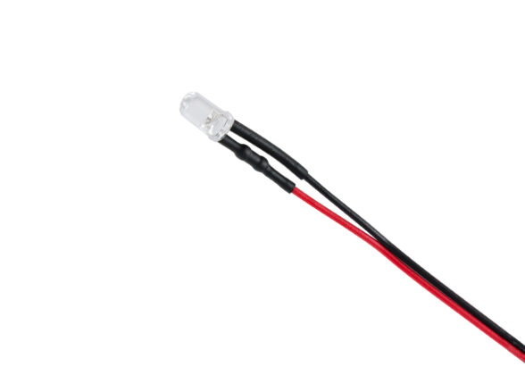 Χαμηλής Ισχύος Δίοδος LED 0.3W DC 12V - Φ0.5 x Υ1cm - Ψυχρό Λευκό 6000K - Dimmable - Συσκευασία 10 Τεμαχίων - 2 Χρόνια Εγγύηση