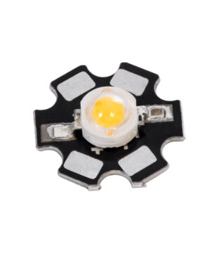 High Power Star LED – Υψηλής Ισχύος Star LED 5W DC 3.2V Θερμό Λευκό 2700K Φ2 x Υ0.6cm – 2 Χρόνια Εγγύηση