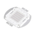 Υψηλής Ισχύος LED COB BRIDGELUX 50W 2500lm DC 20-24V - Μ5.6 x Π5.2 x Υ0.6cm - Κόκκινο - 2 Χρόνια Εγγύηση