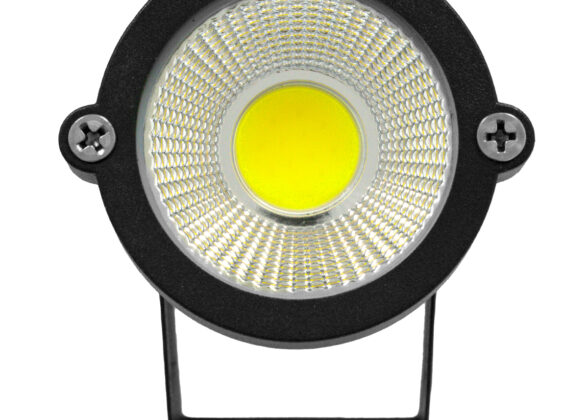 Προβολάκι Κήπου Καρφωτό - Δαπέδου Bridgelux COB LED 10W 1200lm 35° DC 12-24V Αδιάβροχο IP67 Ψυχρό Λευκό 6000K Dimmable