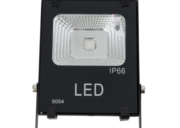 Επαγγελματικός Προβολέας LED 10W 650lm 120° AC 220-240V Αδιάβροχος IP66 με Ασύρματο Χειριστήριο IR - RGB - Μ11 x Π4 x Υ13.5cm - 3 Χρόνια Εγγύηση