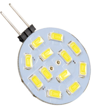 Λάμπα G4 LED SMD 5630 4.5W 450lm 120° DC 12-24V Side Pin Ψυχρό Λευκό 6000K