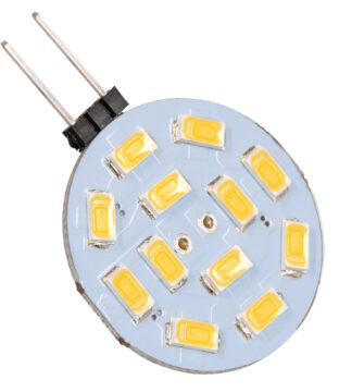 GloboStar® 76101 Λάμπα G4 LED SMD 5630 4.5W 405lm 120° DC 12-24V Side Pin Θερμό Λευκό 3000K