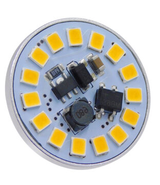 Λάμπα G4 LED SMD 2835 3W 300lm 120° DC 12-24V Back Pin Θερμό Λευκό 3000K Dimmable