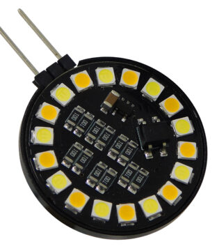 Λάμπα G4 LED SMD 2835 5W 600lm 120° DC 12V Side Pin CCT Θερμό 2700 K έως Ψυχρό 6000K Change by On/Off