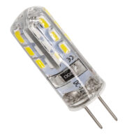 Λάμπα G4 LED SMD 2835 2W 190lm 320° DC 12V Σιλικόνης Φυσικό Λευκό 4500K Dimmable