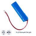 Επαναφορτιζόμενη Μπαταρία Λιθίου 18650 1800mAh Li-ion 3.6V με Overcharge / Discharge Προστασία για Επαναφορτιζόμενα Επιτραπέζια Φωτιστικά D1.7 x H6.5cm