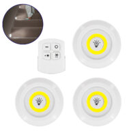 Φωτιστικά Νυκτός Μπαταρίας LED COB 6W 600lm με Timer & Ασύρματο Χειριστήριο RF – ΣΕΤ 3 Τεμαχίων Ψυχρό Λευκό 6000K