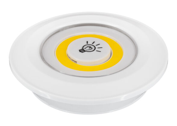 Φωτιστικά Νυκτός Μπαταρίας LED COB 6W 600lm με Timer & Ασύρματο Χειριστήριο RF - ΣΕΤ 3 Τεμαχίων Θερμό Λευκό 3000K