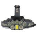 Φακός Κεφαλής Επαναφορτιζόμενος LED CREE XML2-T6 Chip 60 Watt 6000lm με 2 x 18650 Μπαταρίες 13600mAh Ψυχρό Λευκό 6000K