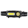 Φακός Κεφαλής Επαναφορτιζόμενος LED CREE COB XML2-T6 Chip 25 Watt 2500lm με 1 x 18650 Μπαταρία 4800mAh και με Καλώδιο Φόρτισης USB Ψυχρό Λευκό 6000K