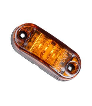 Πλευρικά Φώτα Όγκου Φορτηγών LED 2xSMD2835 DC 10-30V 2W 134lm IP66 Πορτοκαλί – Μ6.5 x W3 x H1.8cm