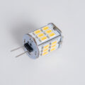 GloboStar® 76136 Λάμπα G4 LED SMD 5630 6W 600lm 320° DC 12-24V Θερμό Λευκό 3000K Dimmable