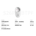 SONOFF S26R2ZBTPF-DE - Zigbee Smart Plug Schuko EU - Smart Plug