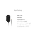 SONOFF THS01 Temperature and Humidity Sensor Measuring Range From -40℃ to +85℃ - Cable Length 50cm