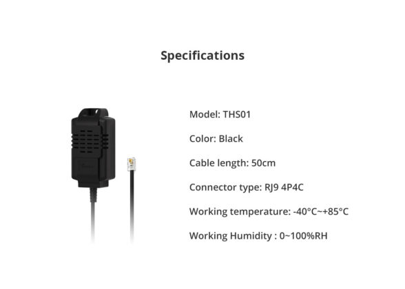 SONOFF THS01 Temperature and Humidity Sensor Measuring Range From -40℃ to +85℃ - Cable Length 50cm