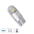 Λάμπα Αυτοκινήτου T10 W5W LED 2 SMD 3030 0.4W 60lm 360° DC 12-16V IP20 Φ1 x Υ2.5cm Ψυχρό Λευκό 6000K