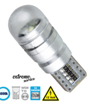 Λάμπα Αυτοκίνητου T10 W5W 3rd Generation Can-Bus Extreme Series LED 1 CREE XHP35 5W 705lm 360° DC 12V IP20 Ψυχρό Λευκό 6000K