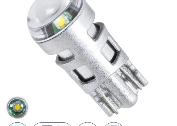 Λάμπα Αυτοκινήτου LED T10 W5W 3rd Generation Can-Bus Extreme Series 1xCREE-XPE 5W 350lm 120° DC 12-16V IP20 Φ1 x Υ2.5cm Ψυχρό Λευκό 6000K