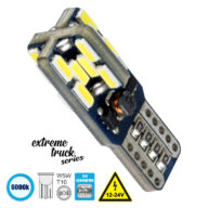 Λάμπα Αυτοκίνητου T10 W5W 3rd Generation Can-Bus Extreme Truck Series LED 24 SMD 4014 4.8W 720lm 360° DC 12-24V IP20 Ψυχρό Λευκό 6000K