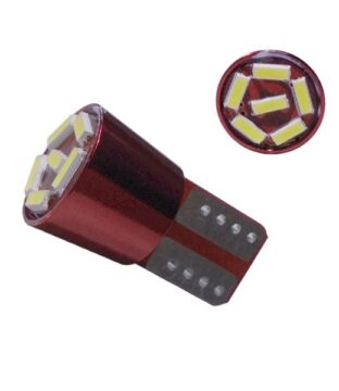 Λαμπτήρας LED T10 6 SMD 4014 Can Bus Ψυχρό Λευκό GloboStar 81107