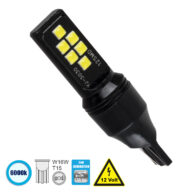 Λάμπα Αυτοκίνητου T15 – W16W 2nd Generation Can-Bus Series LED 12 SMD 3030 8W 1200lm 360° DC 12V IP20 Ψυχρό Λευκό 6000K