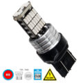 Λάμπα Αυτοκίνητου T20 - 7443 - W21/5W 2rd Generation Can-Bus Series LED 45 SMD 4014 9W 1080lm 360° DC 12V IP20 Κόκκινο