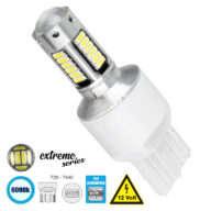 Λάμπα Αυτοκίνητου T20 – 7440 – W21W 3rd Generation Can-Bus Extreme Series LED 30 SMD 4014 6W 900lm 360° DC 12V IP20 Ψυχρό Λευκό 6000K