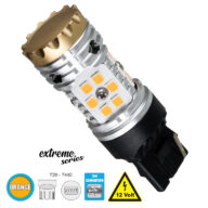 Λάμπα Αυτοκίνητου T20 – 7440 – W21W 3rd Generation Can-Bus Extreme Series LED 30 SMD 3030 24W 2880lm 360° DC 12V IP20 Πορτοκαλί