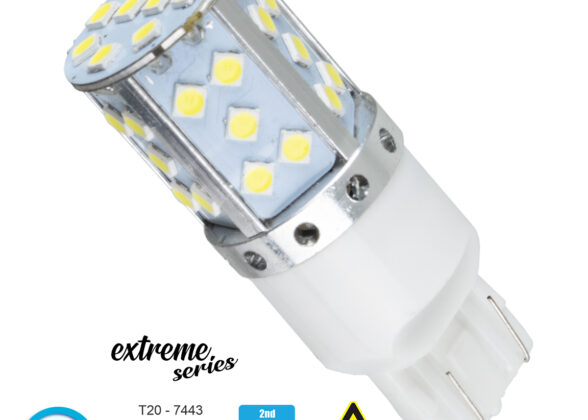 Λάμπα Αυτοκίνητου T20 - 7443 - W21/5W 2rd Generation Can-Bus Extreme Series LED 35 SMD 3030 17W 2550lm 360° DC 12V IP20 Ψυχρό Λευκό 6000K