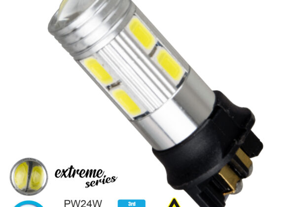 Λάμπα Αυτοκίνητου PW24W 3rd Generation Can-Bus Extreme Series LED 10 SMD 5630 5W 750lm 360° DC 12V IP20 Ψυχρό Λευκό 6000K