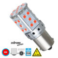 Λάμπα Αυτοκίνητου 1156 - BA15S - P21W 2nd Generation Can-Bus Extreme Series LED 35 SMD 3030 17W 2040lm 360° DC 12V IP20 Κόκκινο