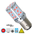 Λάμπα Αυτοκίνητου 1157 - BAY15D - P21/5W 2nd Generation Can-Bus Extreme Series LED 35 SMD 3030 17W 2040lm 360° DC 12V IP20 Κόκκινο