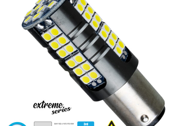 Λάμπα Αυτοκίνητου 1157 - BAY15D - P21/5W 3rd Generation Can-Bus Extreme Series LED 66 SMD 3030 15W 2250lm 360° DC 12V IP20 Ψυχρό Λευκό 6000K