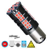 Λάμπα Αυτοκίνητου 1157 – BAY15D – P21/5W 3rd Generation Can-Bus Extreme Series LED 66 SMD 3030 15W 1800lm 360° DC 12V IP20 Κόκκινο