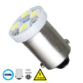 Λάμπα Αυτοκίνητου BA9S - T4W LED 4 SMD 1210 0.8W 160lm 120° DC 12V IP20 Ψυχρό Λευκό 6000K