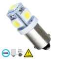 Λάμπα Αυτοκίνητου BA9S - T4W LED 5 SMD 5050 2W 300lm 360° DC 12V IP20 Ψυχρό Λευκό 6000K