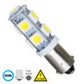 Λάμπα Αυτοκίνητου BA9S - T4W LED 9 SMD 5050 3W 450lm 360° DC 12V IP20 Ψυχρό Λευκό 6000K