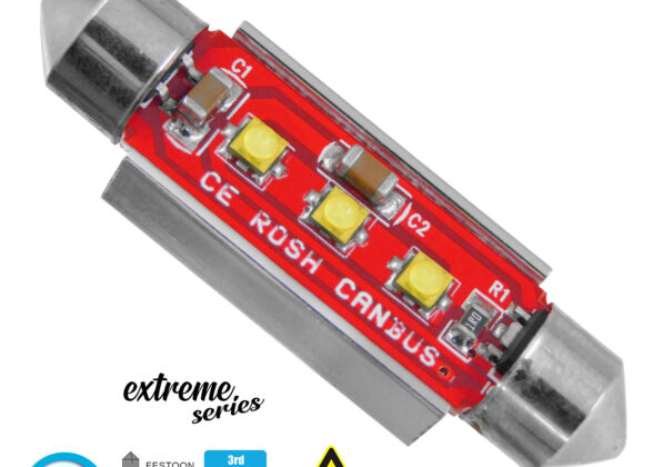 Λάμπα Αυτοκίνητου 42mm FESTOON - C5W 3rd Generation Can-Bus Extreme Series LED 3 CREE XBD 7.5W 1058lm 120° DC 12V IP20 Ψυχρό Λευκό 6000K