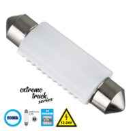 Λάμπα Αυτοκινήτου & Φορτηγού 42mm FESTOON – C5W 3rd Generation Can-Bus Extreme Truck Series LED 2 SMD 3030 3W 450lm 120° DC 12-24V IP20 Ψυχρό Λευκό 6000K