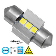 Λάμπα Αυτοκινήτου 28mm FESTOON – C5W 3rd Generation Can-Bus Extreme Series LED 3 SMD 3030 3W 450lm 120° DC 12V IP20 Ψυχρό Λευκό 6000K