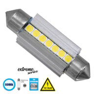 Λάμπα Αυτοκινήτου 39mm FESTOON – C5W 3rd Generation Can-Bus Extreme Series LED 7 SMD 3030 7W 1050lm 120° DC 12V IP20 Ψυχρό Λευκό 6000K