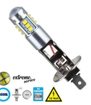 Λάμπα Αυτοκίνητου H1 3rd Generation Can-Bus Extreme Series LED 16 CREE XBD 15W 2115lm 360° DC 12V IP20 Ψυχρό Λευκό 6000K