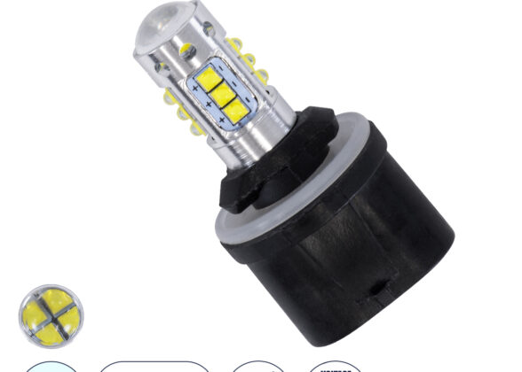 Λάμπα Αυτοκίνητου H27W/1 - PG13/880 3rd Generation Can-Bus Extreme Series LED 16 XBD CREE & 4 SMD 4014 12W 1800lm 360° DC 12V IP20 Ψυχρό Λευκό 6000K