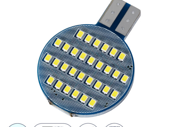 Λάμπα Αυτοκινήτου LED T10 W5W 3rd Generation Can-Bus 30xSMD2016 4.55W 546lm 120° DC 12-24V IP20 Μ2.7 x Π0.9 x Υ3.7cm Ψυχρό Λευκό 6000K