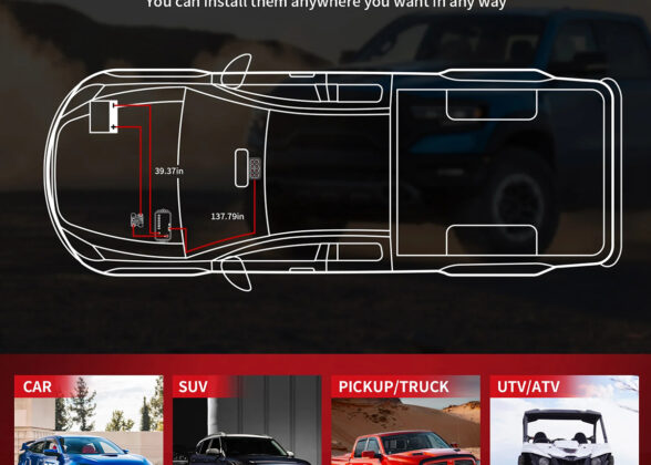 Ψηφιακό Πάνελ Ελέγχου Φωτισμού DIY Bluetooth για Οχήματα με 8 Διακόπτες On/Off DC 12-24V Max 1200W 60A Αδιάβροχο IP65 Μ12 x Π7 x Υ1.5cm - 2 Χρόνια Εγγύηση